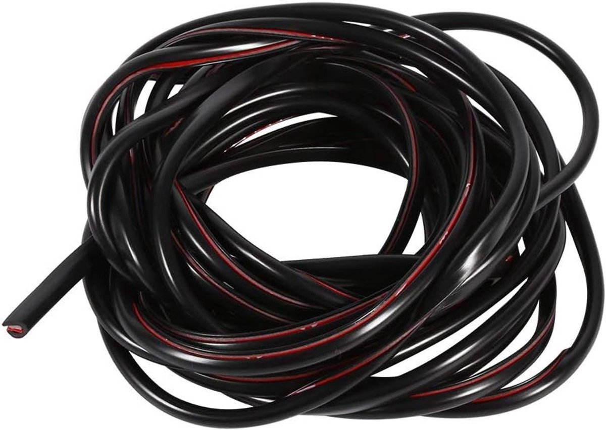 SnelShoppen - 5M Auto Deur Randbeschermer Rubber Strip Anti-Kras U Vorm Duurzaam Flexibel Zwart Voor Deur Hoeken, Grille, Makkelijk Te Installeren