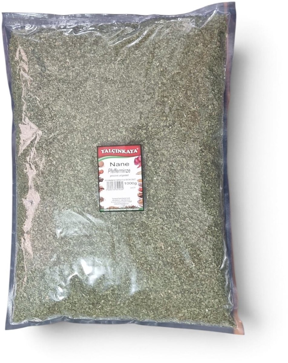 Yalcinkaya Naturel Antep Gedroogde Munt 1KG – Turks Premium Kruid
