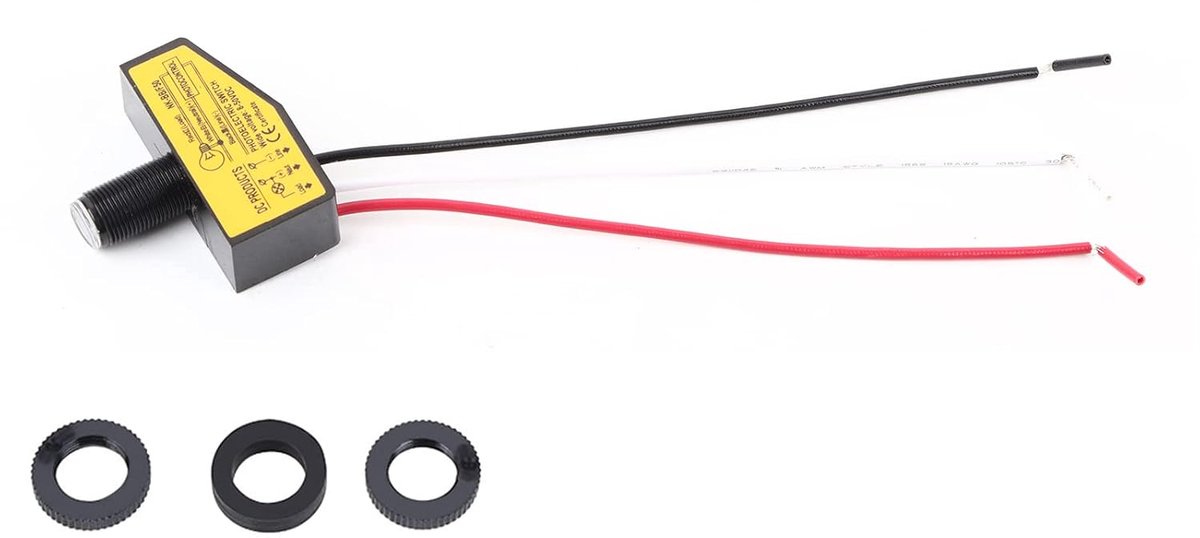 SnelShoppen - 12V Dusk Mini Lichtschakelaar Sensor met Afstandsbediening, Energiebesparende Fotocel voor LED en Buitengebruik, Perfect voor Tuin en Te
