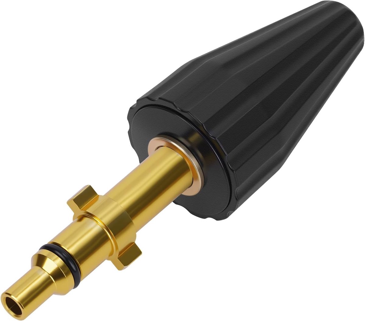 SnelShoppen - Hoge Druk Reiniger Accessoires Rotating Turbo Nozzle Voor Niflisk - Krachtige Stralen, Vol Messing en RVS Constructie, Perfect Voor Tuin