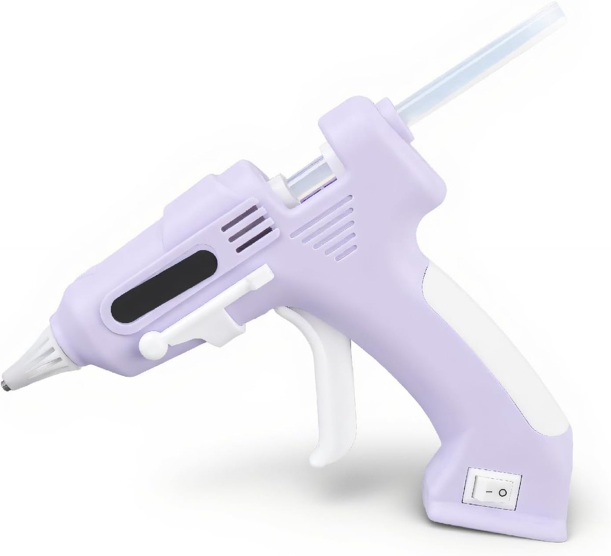 SnelShoppen - Hot Glue Gun Set met 10 Lijmpennen, Snelle Voorverwarming Lijmpistool, Oplaadbaar Lijmpistool voor School Knutselwerk, DIY Kunst en Snel