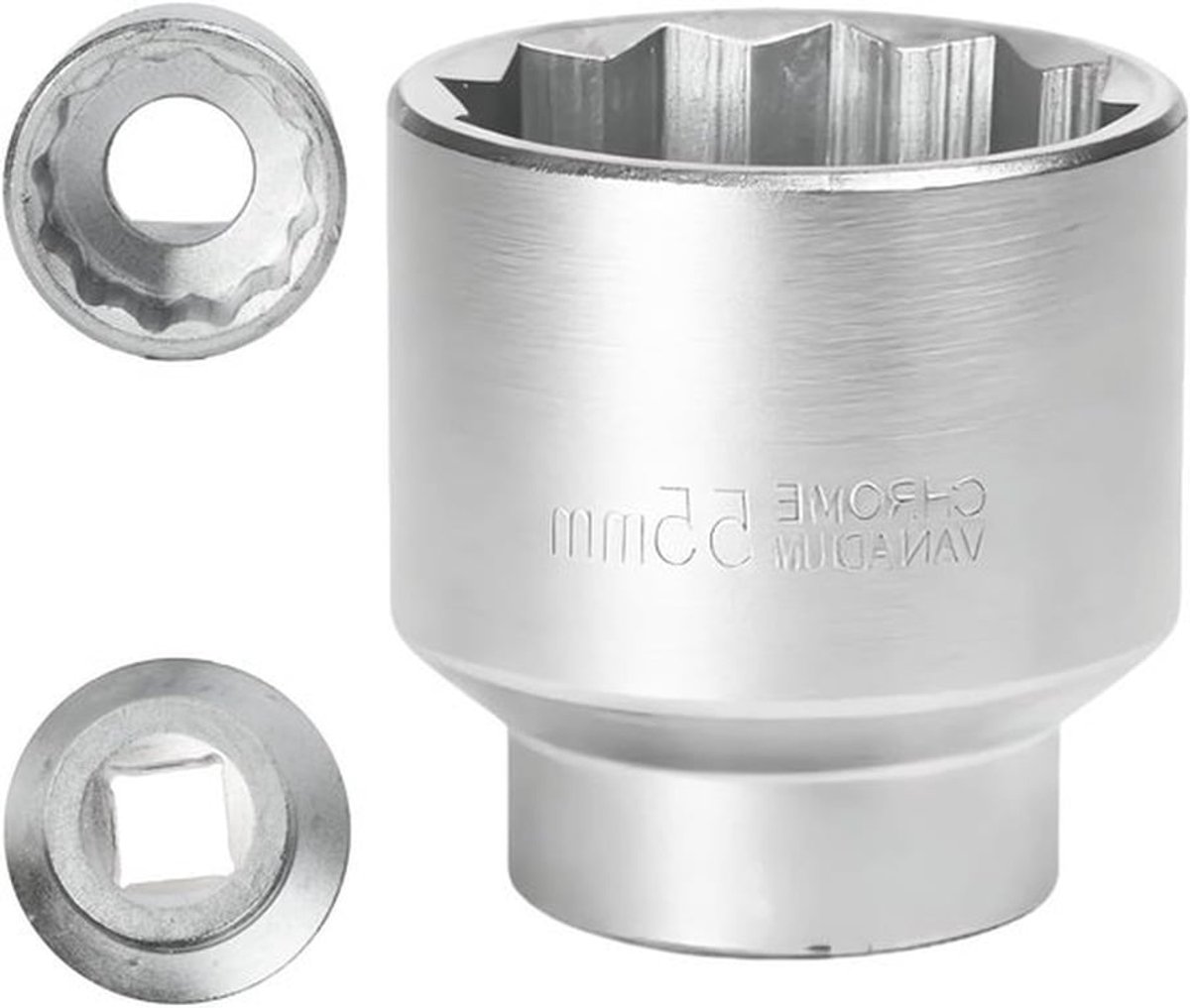Steeksleutel 55 mm 3/4 inch 12-zijdig, duurzame en sterke sleutel voor professioneel gebruik
