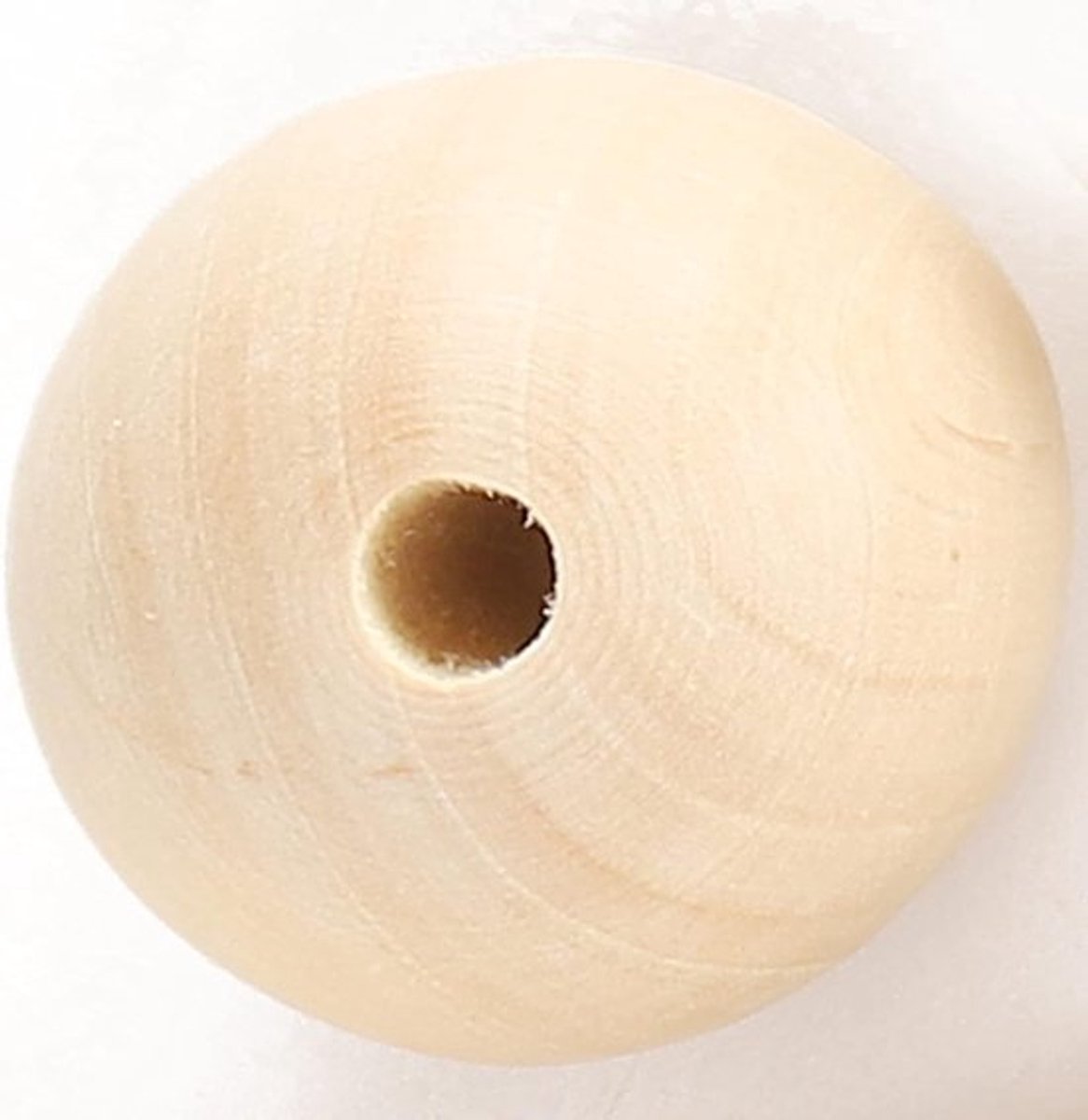 Houten Kralen Set van 30 Stuks, 40mm Ronde Ballen voor DIY Sieraden, Armbanden en Kettingen Maken