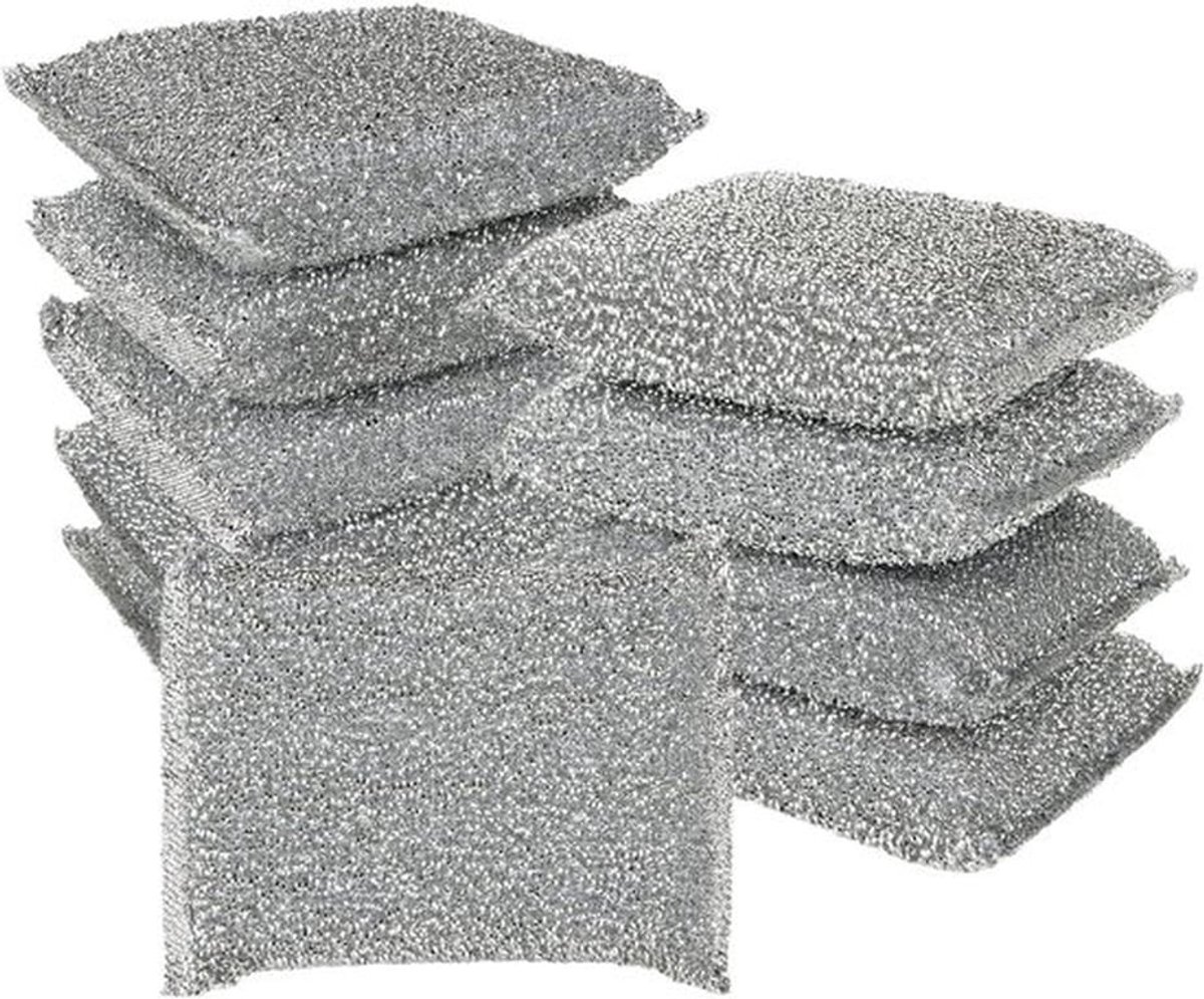Sponsdoek voor het schoonmaken van pannen, gootstenen en glazen kookplaten - 10 x 12.5 x 8 x 2.5 cm, veelzijdig en effectief voor alle soorten oppervlakken