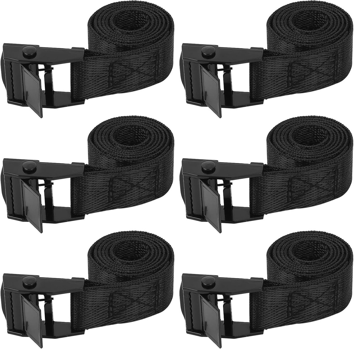 Korte Spanbanden - 2 cm - 50 cm - Verstelbare Sjorbanden met Metalen Klemgesp - Voor Fiets, Motor en Bagage