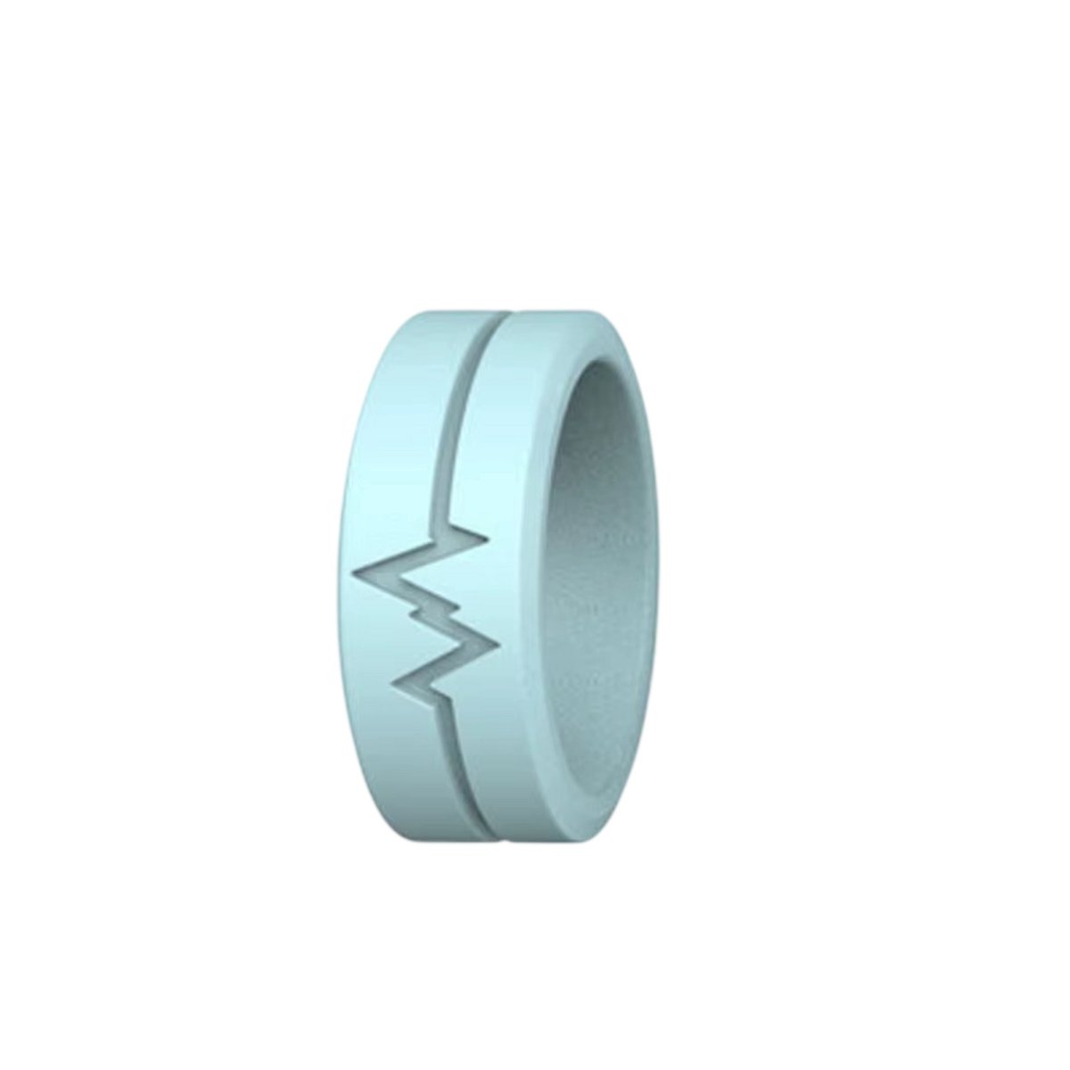 Lichtgevende Siliconen Ring Glow In The Dark – Fluorescerende Flexibele Ring voor Dames en Heren, Mode Sieraad, Feest Sieraden Cadeau - Blauw