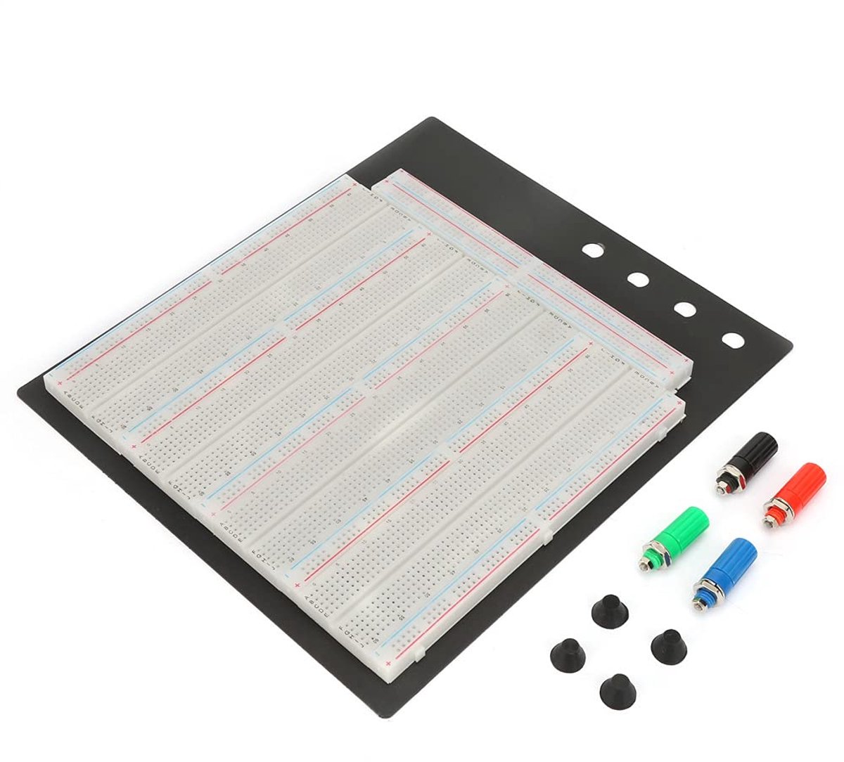 SnelShoppen - ZY-208 Test Breadboard Kit - 3220 Punten - Solderless Prototype Circuit Board voor Elektronische Circuits - Hoogwaardige Kwaliteit en Ma