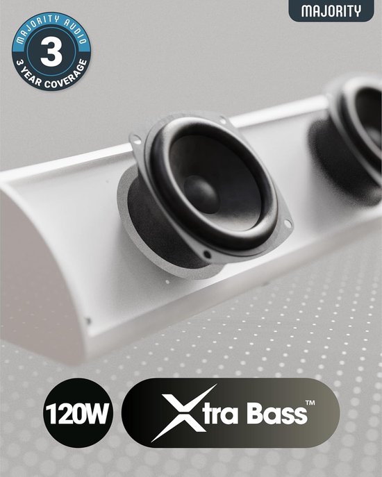 Bluetooth Soundbar - Tv Geluidssysteem - Film Geluid - Ingebouwde Subwoofer - 81 cm - Wit — afbeelding 5