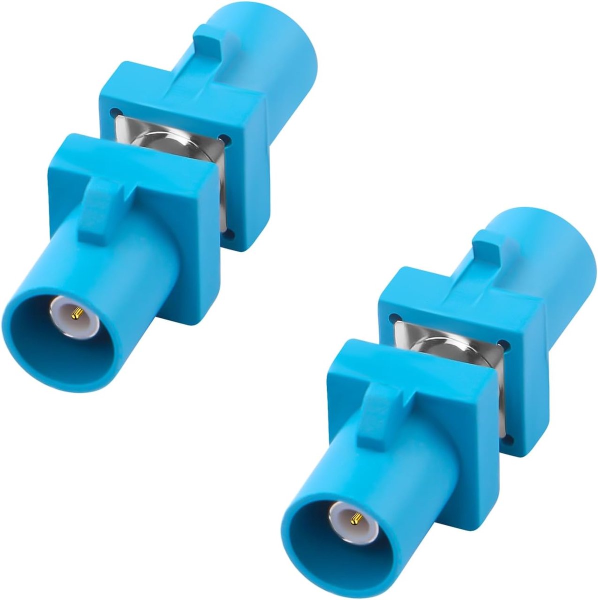 QIANRENON Universal FAKRA Z Plug to Plug, Car, HF Socket, Extender, Aqua Blue, FAKRA Z Plug to Plug, Vehicle Antenna - ShopVlot