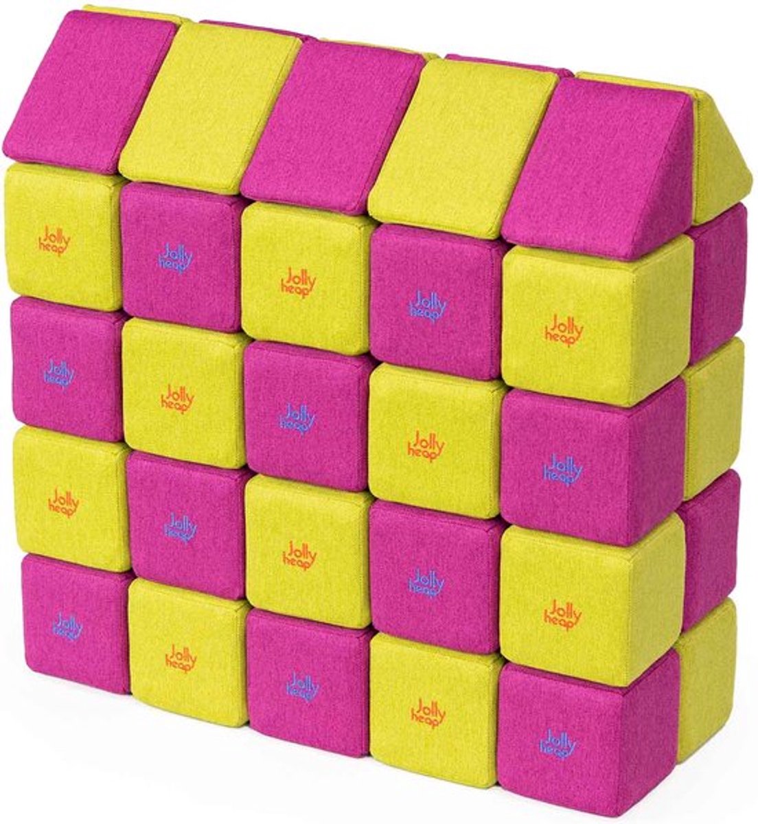 Jolly Heap medium set magnetische blokken 50 stuks
