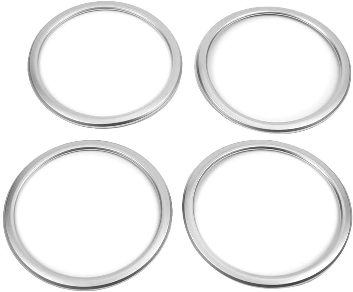 SnelShoppen - 4-delige autodeur luidspreker ring cover trim ABS chroom voor X1 F48 2016-2018 en 2-serie F45 F46