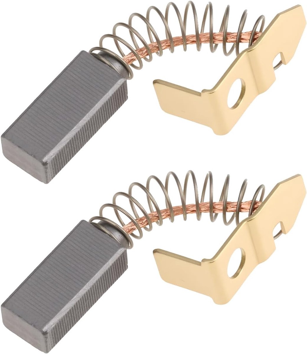 SnelShoppen - 2 stuks Generator Koolborstel 0050439SRV 17.3x8x6mm voor Coleman Powermate Generatoren - Duurzaam Koolstofmateriaal - Stabiele Geleidbaa