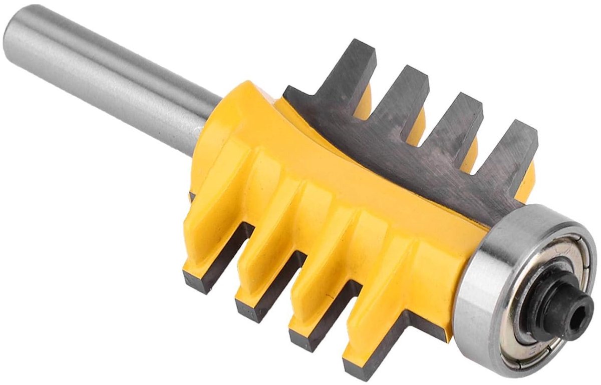 SnelShoppen - Finger Lasschijf Frees Cutter 8mm - Duurzaam HSS Houtbewerking - Sneldraaiend, Hoge Hardheid, Ideaal voor Lades en Meubels