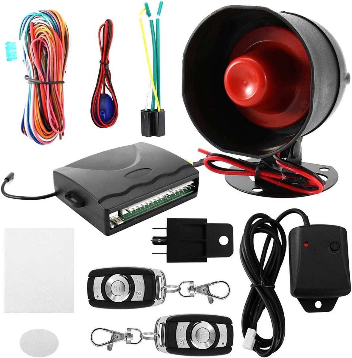 Universeel Auto Alarm Systeem met Afstandsbediening en Startonderbreker