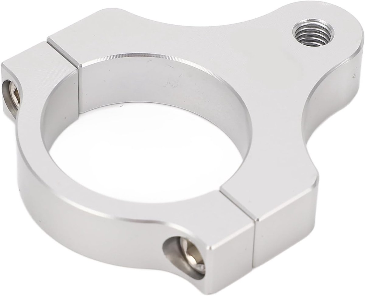 SnelShoppen - Jadeshay Stuurdemper Bevestigingsklem, Aluminium Legering, Universele Stuurdemper Houder, Motorfiets Steunhouder en Fiets Aanpassing (45