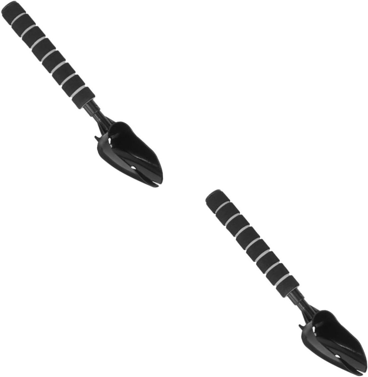 Telescopische Vislepel - Aaslepel Vishaak - Aas Werpen - Telescopisch Ontwerp - 29 cm - Zwart