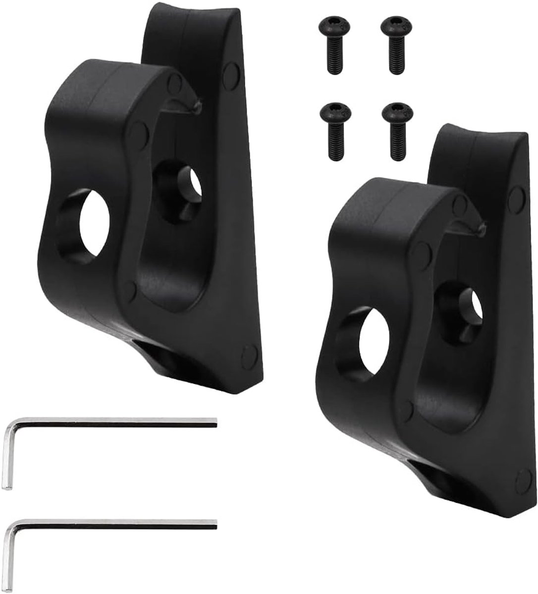 multifunctionele haken elektrische scooteraccessoires - zwart - 2 stuks - handig voor Mijia M365/M365 Pro - SnelShoppen