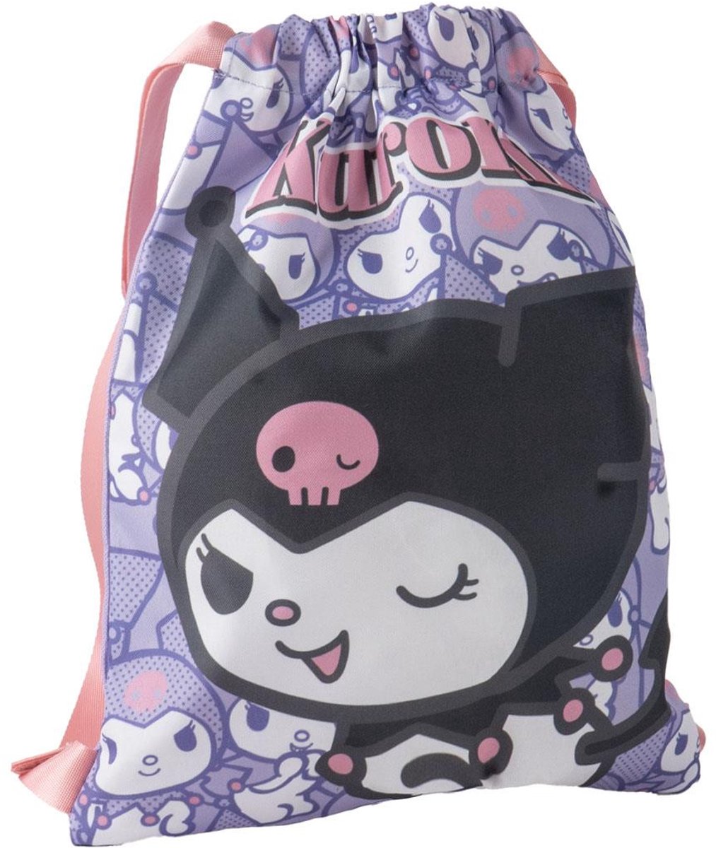 Kuromi Snackietas PEUTER Meisjes – Paars/Roze - Hoogte 32cm