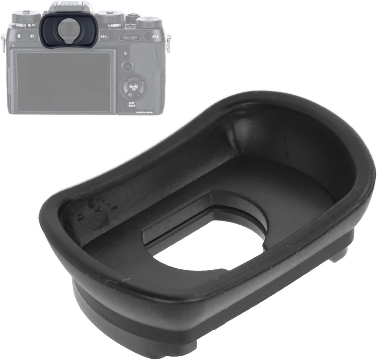 SnelShoppen - Camera Oculair Rubber voor XT4 XT3 XT2 XT1 GFX100 - Blokkeer Licht voor Optimale Kijkervaring - Precisie Maat - Ideaal voor Fotografie