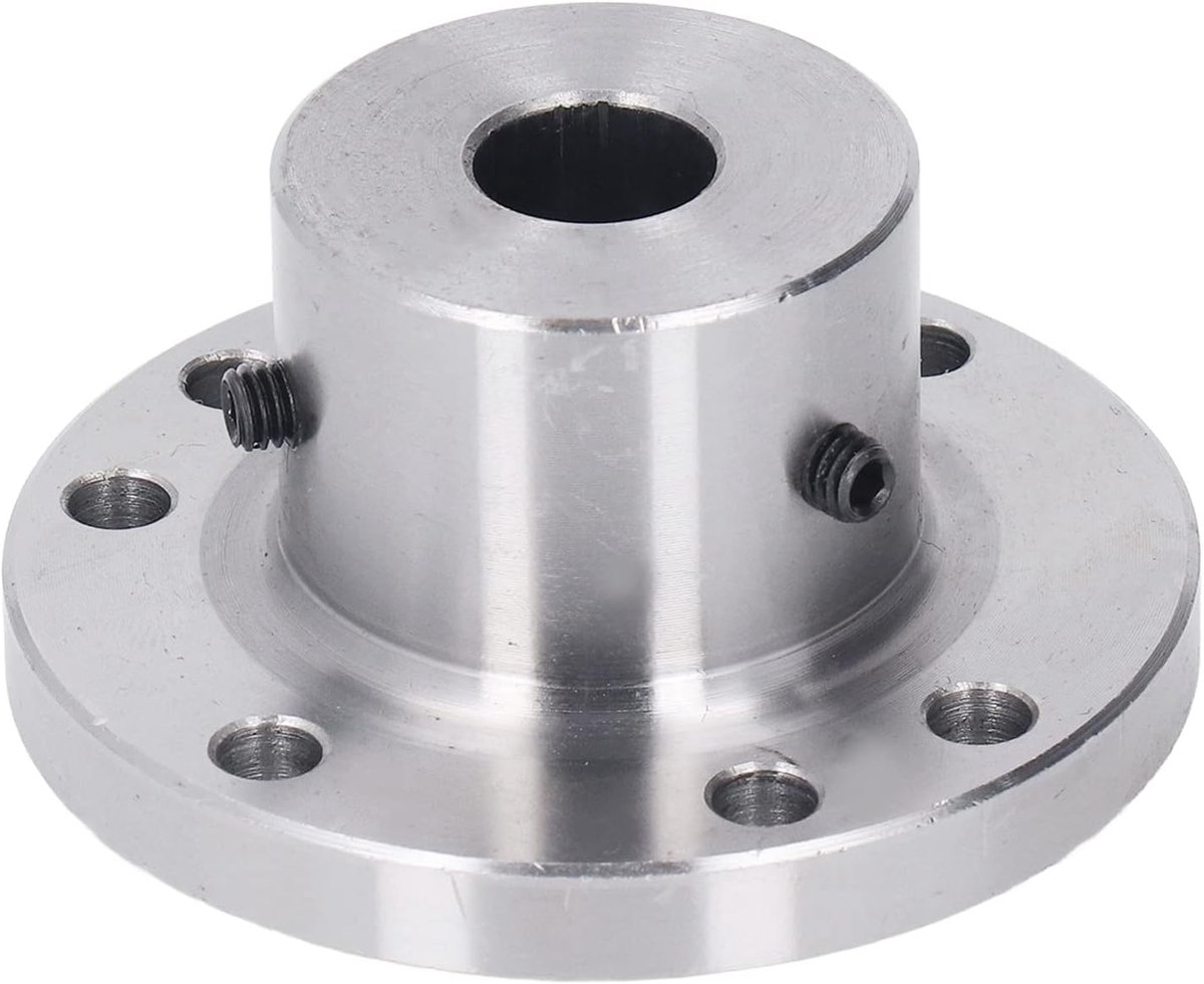 SnelShoppen - Chuck Faceplate Metalen Flens Koppeling Geschikt voor K11 80 K72 80 (25mm/1.0inch) Hoog Manganese Staal Stabiel en Duurzaam