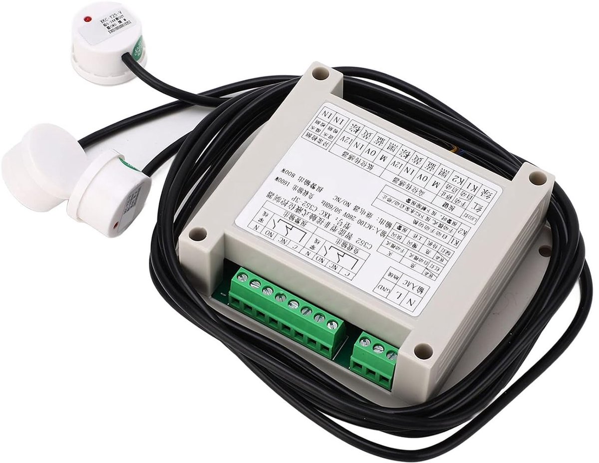 SnelShoppen - AC100 tot 260V Automatische Waterniveau Controller XKC C352 3P Contactloze Vloeistofniveau Sensor voor Diverse Ladingen met Overflow Det