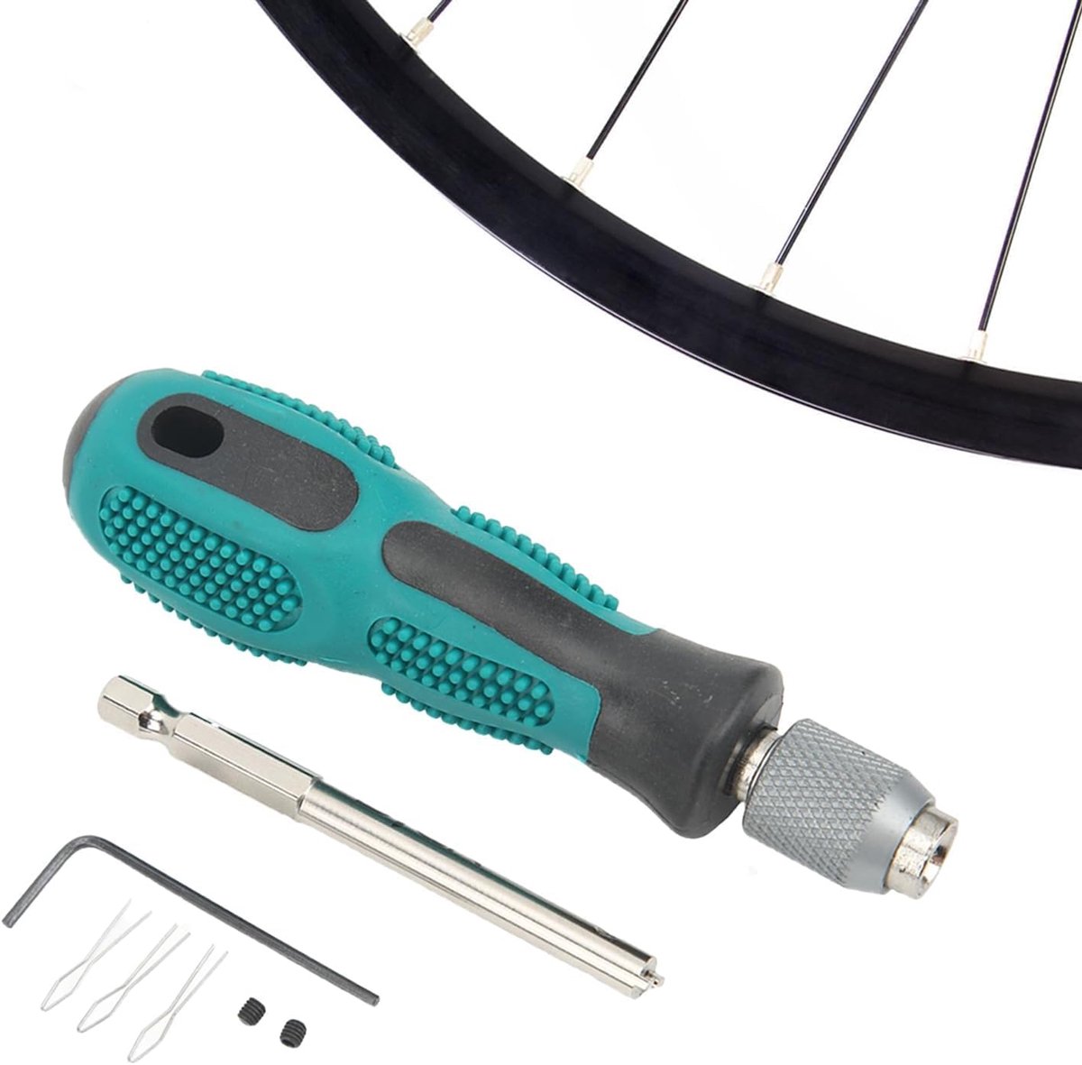 SnelShoppen - Fiets Spaken Nippel Schroevendraaier - Stalen Nippel Driver Gereedschap voor MTB en Racefietsen - Duurzaam en Roestvrij - Essentieel voo