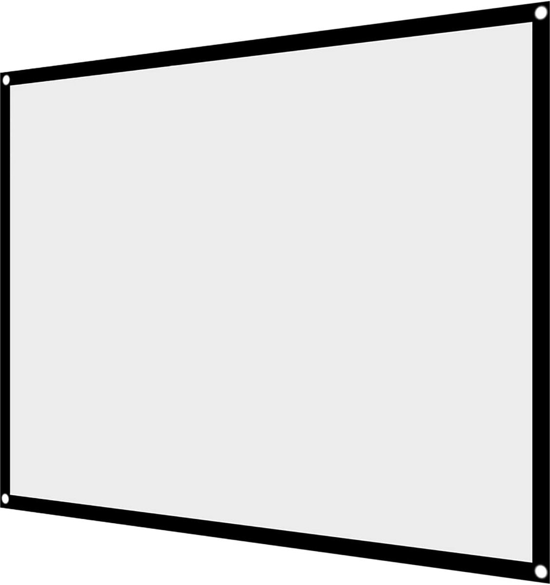 SnelShoppen - 60 Inch Projectiescherm Draagbaar Vouwbaar 100 Inch Scherm Voor Buiten Cinema, Camping, Feest, Translucent 4:3 Projector Accessoires