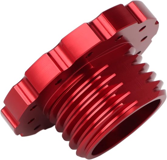 Stuurwiel Adapter - Race Adapter - Sim Racen - CNC Aluminium - 12x11x8 cm - Rood — afbeelding 4
