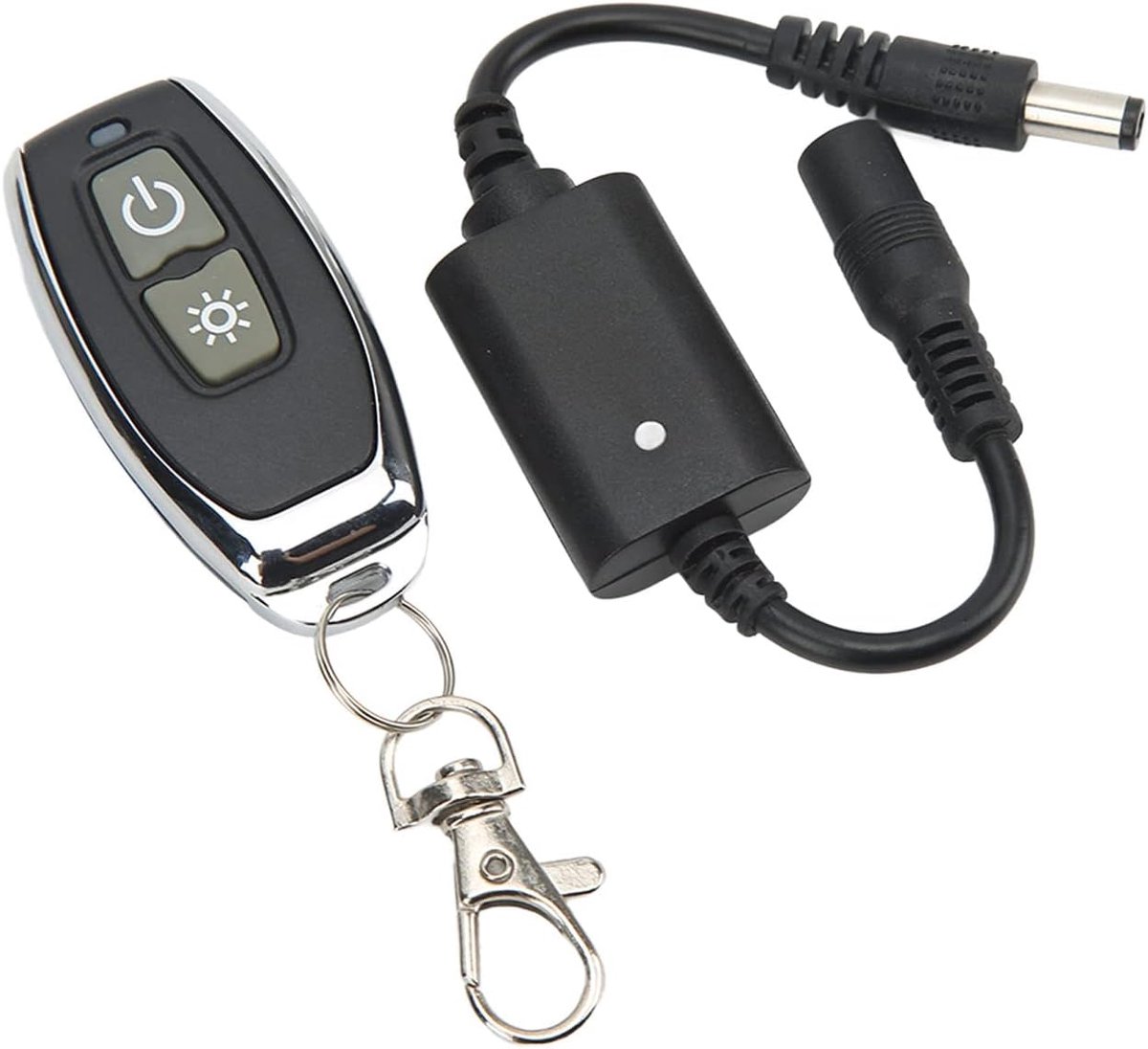 SnelShoppen - Mini Draadloze Afstandsbediening Schakelaar 3.5V-12V met Leerfunctie voor Kleurstripverlichting - Flexibel 8.3 inch - Perfect voor Feest