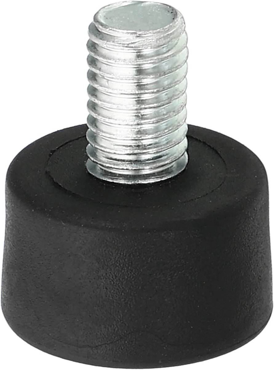 SnelShoppen - Universale M8 Rubber Tripod Voetjes 2.8cm, Antislip Vervangingsonderdelen voor Camera Statief en Monopod, Zwart, Duurzaam en Stabiel voo