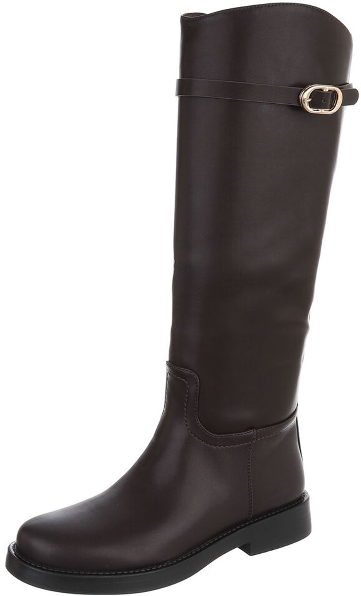 Hoge laars - gespdetail - dames Mt:37