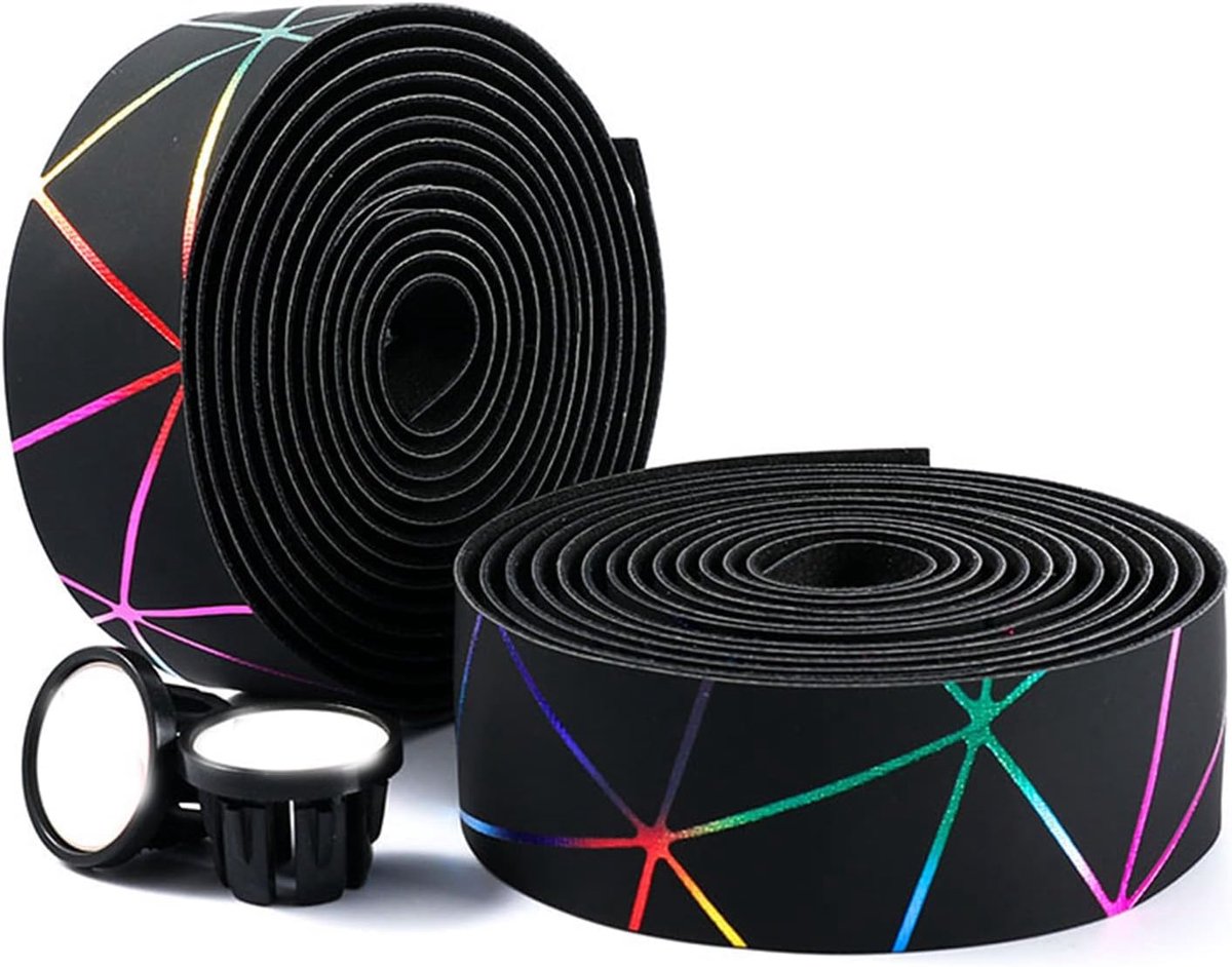 SnelShoppen - Fietsstuur Tape - EVA Fietsstuur Omhulsel - Antislip Handvat Tape - Shockabsorberend - Zacht en Comfortabel - Ideaal voor Fietsers - 2 S