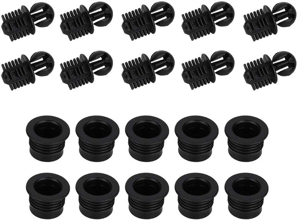 10 Paar Luidspreker Net Cover Frame Bevestigingsgesp, Luidspreker Drukknop Knop Stofdichte Bevestigingsclip Voor - ShopVlot