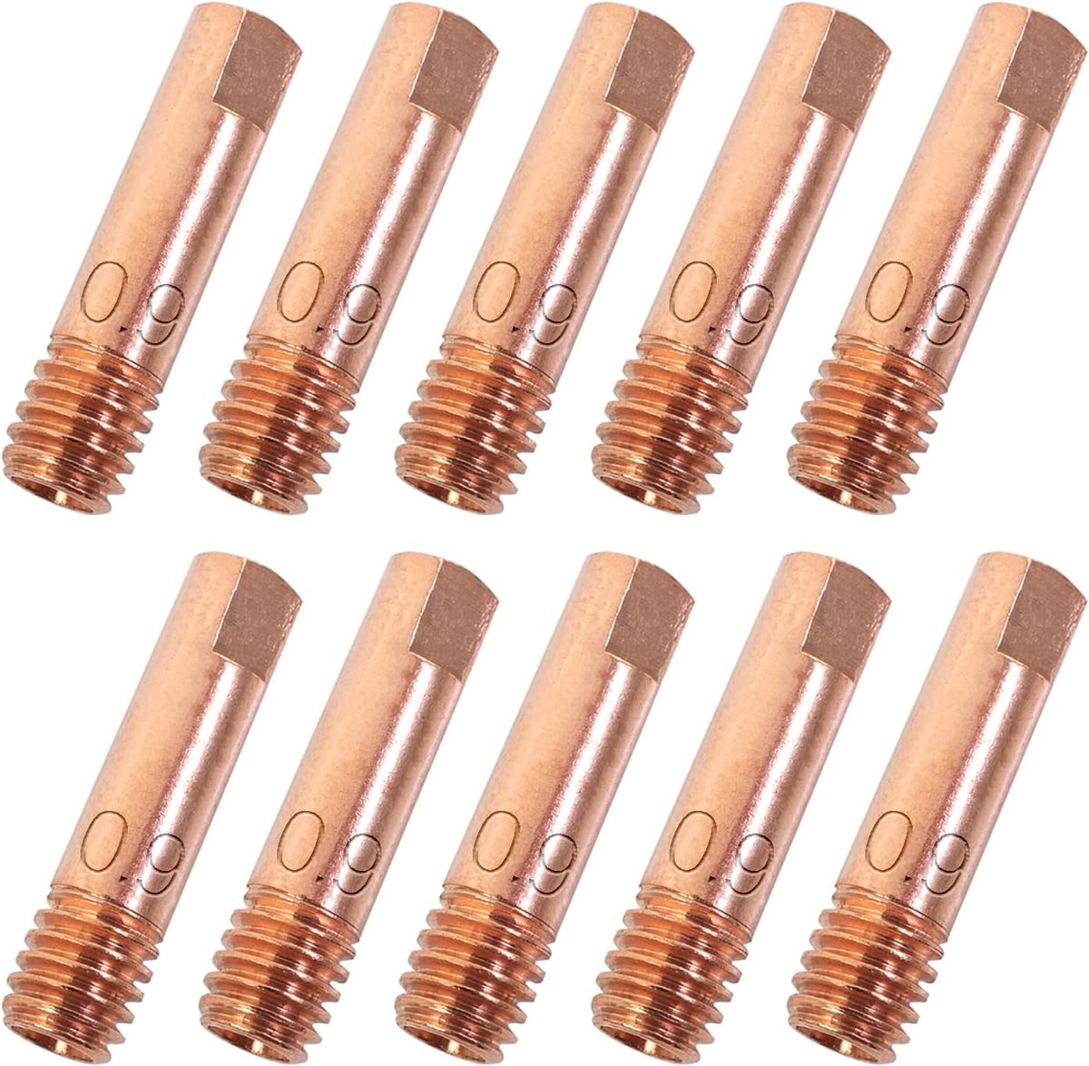 10PC 0.9MM Welding Contact Point 0.035'' M6 MIG Tips Welding Part Set MIG/MAG Welding Burner Consumables MIG Welding - ShopVlot