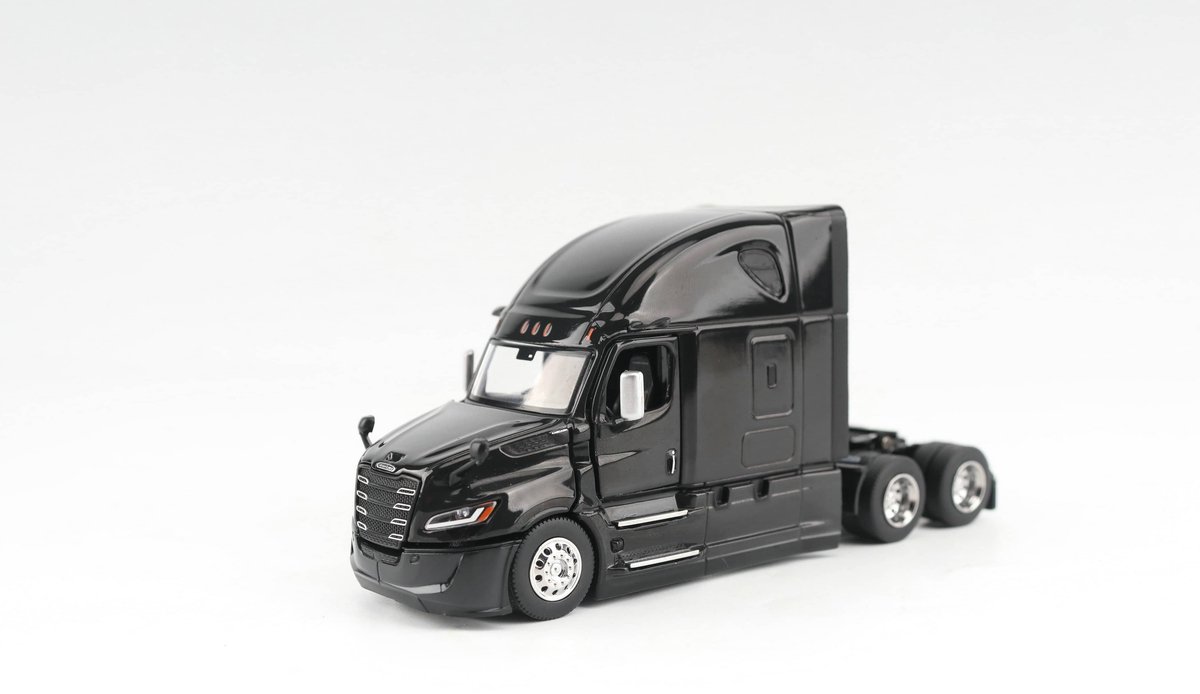 Freightliner Cascadia Gen-5 (2025)- US Truck - Trekker - 1:64 - Diecast Masters - Black - Zwart