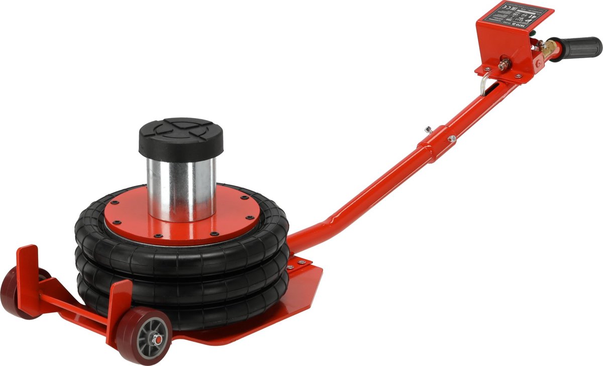 Professionele Pneumatische Ballonkrik (Sneeuwpop Krik) – 4 Ton – 15 tot 50 cm – Afneembare Kolom – Met Lange Handgreep – Luchtkrik voor Garage & Werkplaats