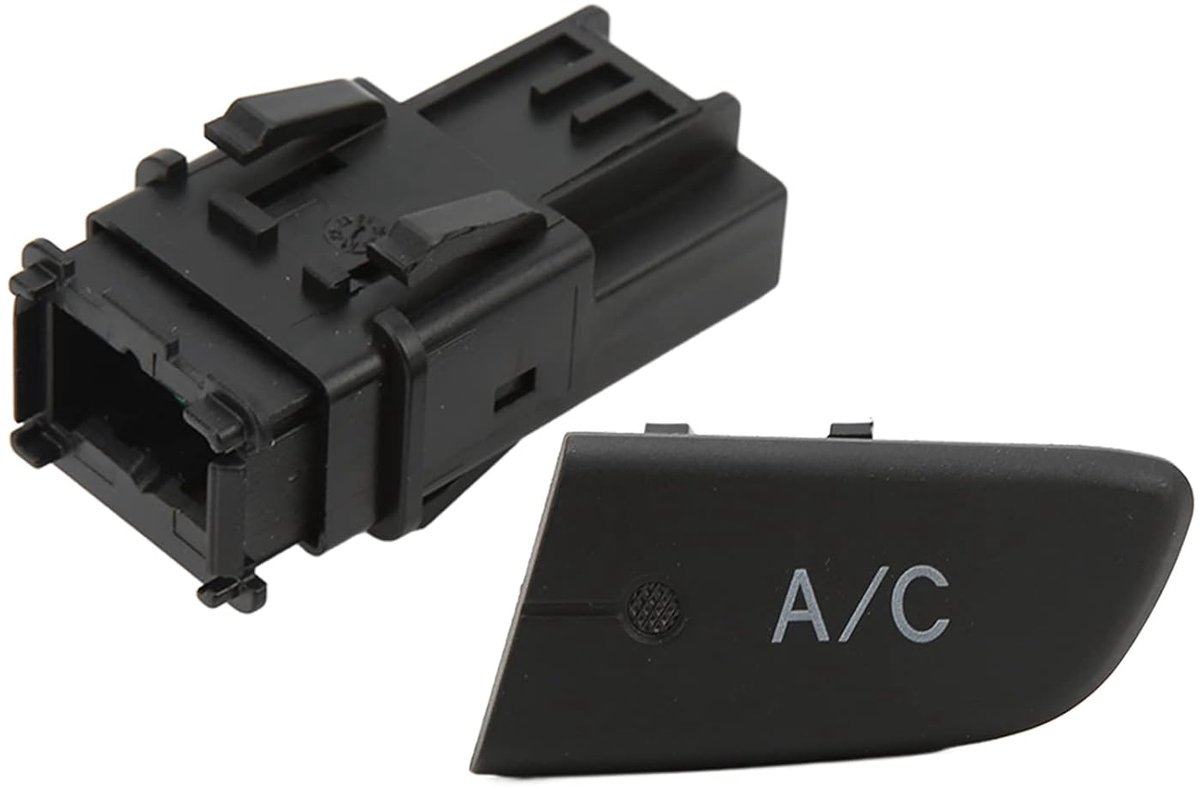 SnelShoppen - A/C Drukknop Schakelaar 6554KX - Airconditioning Schakelaar Verwarming Controle Vervanging voor Citroen C1 2005-2014 en Peugeot 107 2005