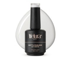 Velura® Bottle Builder (BIAB) - Builder in a Bottle - 15ml Icy White - Liquid Builder Gel - BIAB Gel Nagels - Flexibel & Dimethicone Hechting - HEMA- & TPO-vrij