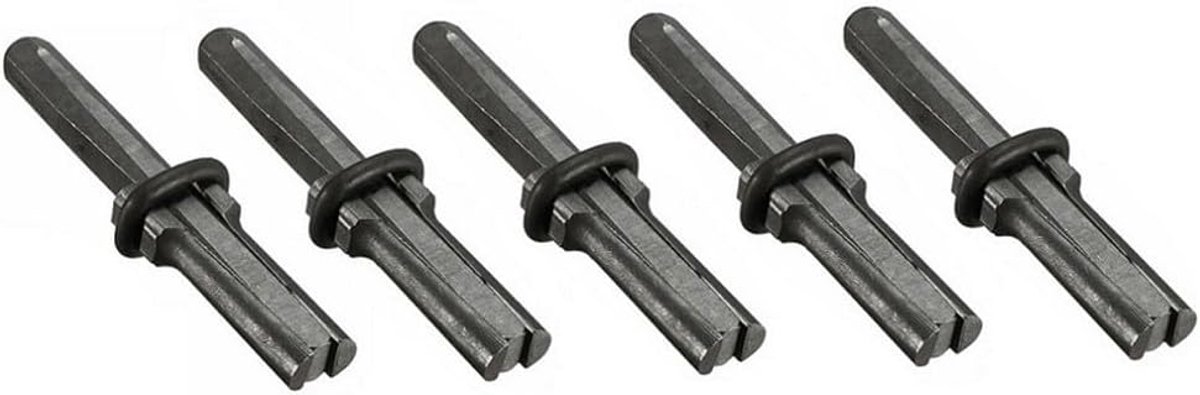 SnelShoppen - 5 Set 5/8" Steen Splijter, Metsel Chisels, Plug Wedges Veer Shims, Steen Splits Gereedschap, Handgereedschap voor Rotsen