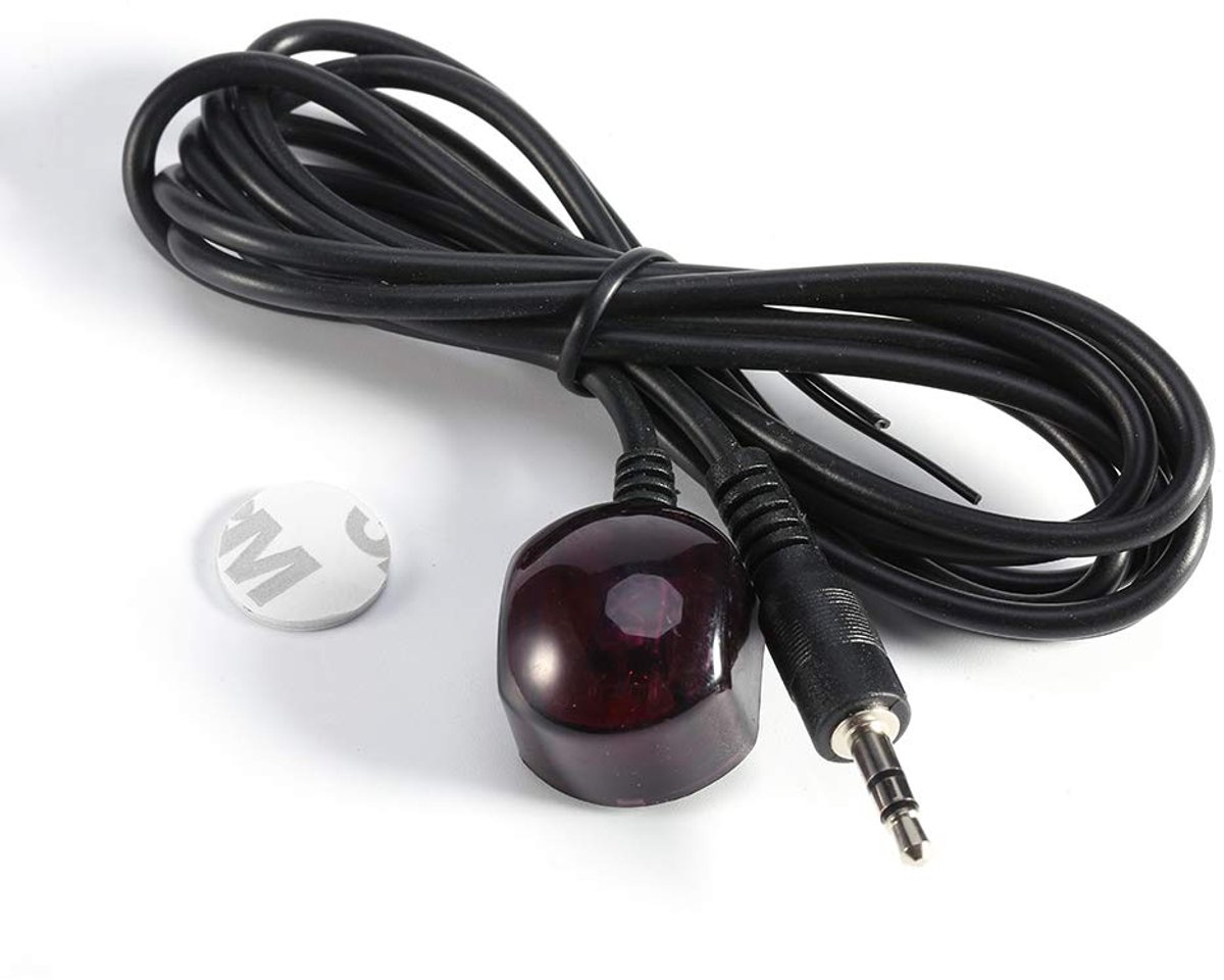 SnelShoppen - IR Infrared Remote Extender Repeater Kabel 3.5mm - 1.22M Lange IR Herhaler voor AV Apparatuur en STB Boxen - Plug & Play - Voor Thuisgeb
