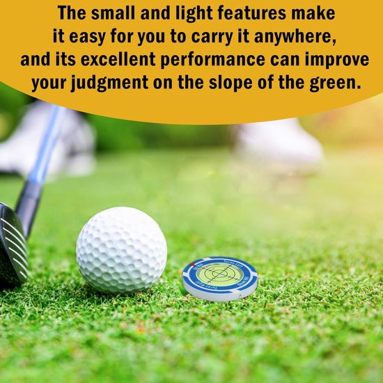 Golf Green Slope Reader met magnetische golfhoedclip, zeer nauwkeurige waterpas voor binnen en buiten. van GOLF — afbeelding 5
