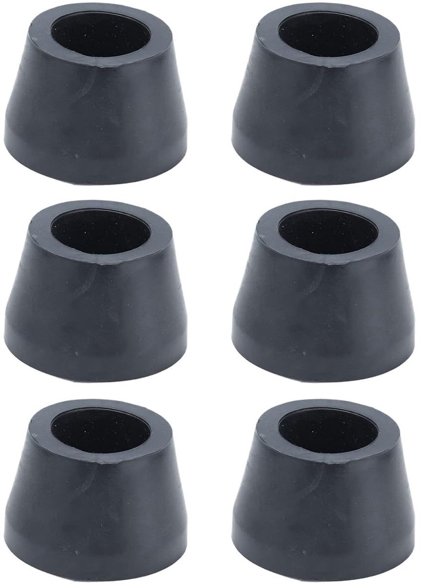 SnelShoppen - 6 Stuks Antivibratie Pads voor Luchtcompressor, Rubber Voeten, Geluidsdemping, Schokabsorberende Accessoires voor Kleine Pompen