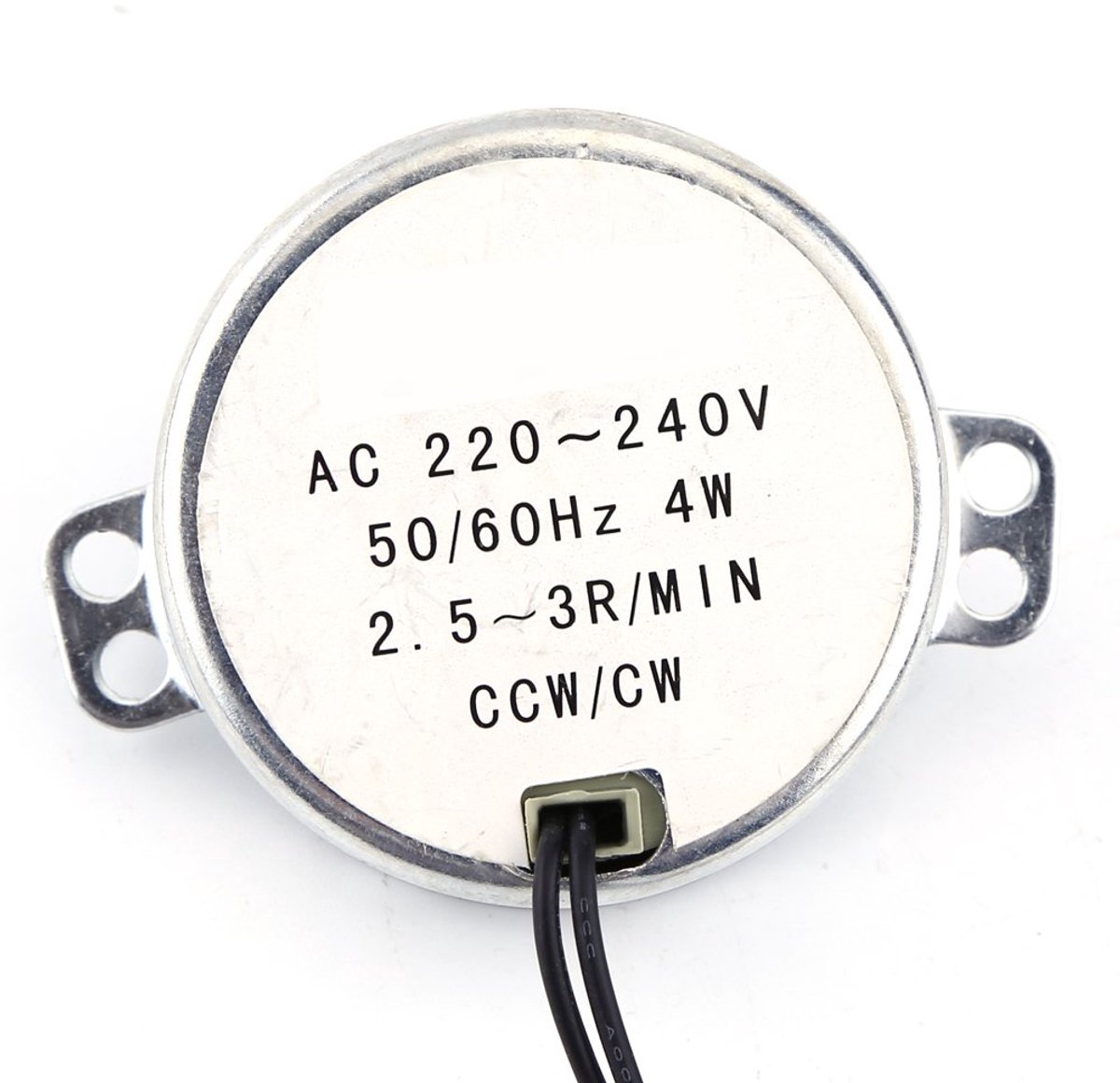 SnelShoppen - Synchronous Motor 220-240V AC Geared Motor 4W 0.81rpm Voor Tuin, Keuken en Hobbyprojecten