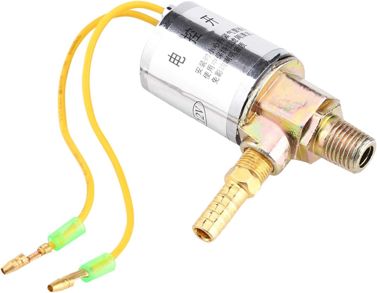 Solenoid klep luchttoeter 12V - betrouwbaar metalen truck systeem - hoge kwaliteit luchtvering accessoire - ShopVlot