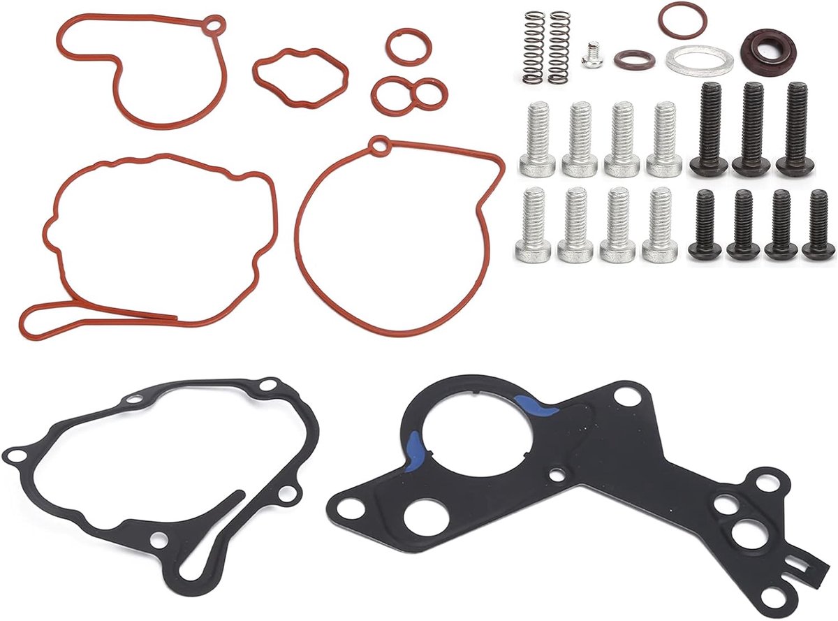 Vacuum Fuel Tandem Pump Repair Kit Vacuum Pump Rebuild Kit 038145209 Replacement for 1.2TDI 1.4TDI 1.9TDI 2.0TDI - ShopVlot