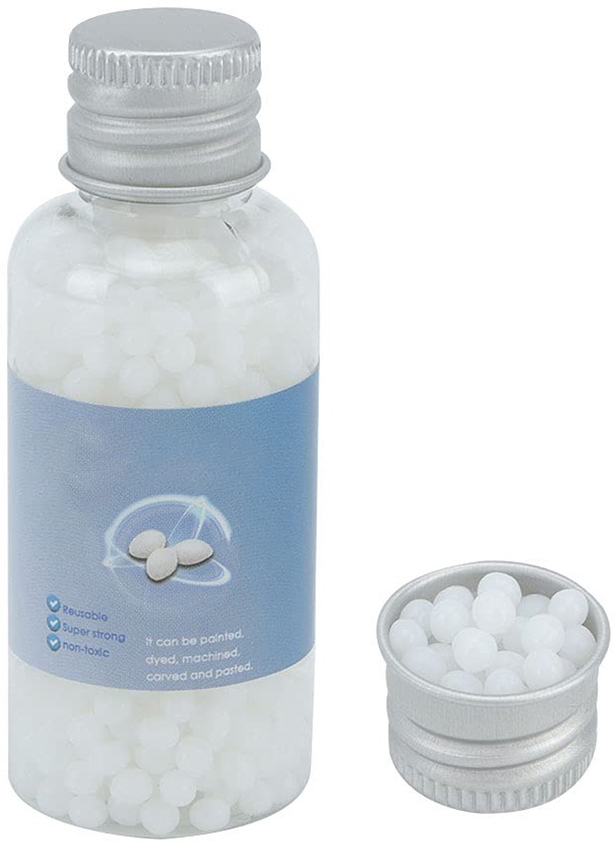 SnelShoppen - 20g Polymorph Thermoplastisch Moldbare Plastic voor DIY Kunst en Ambachten - Niet-toxisch, Makkelijk te Verwerken, Meerkleurig - Perfect