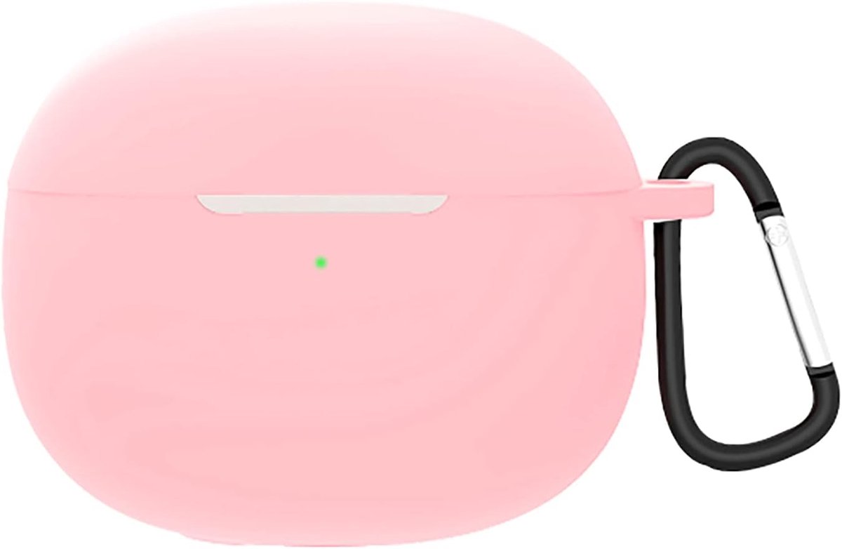 SnelShoppen - Ultra dunne Silliconen Hoes voor Xiaomi Buds 3, Softcase, Slimme Bescherming, Anti-Vallend, Vuilafstotend, Roze