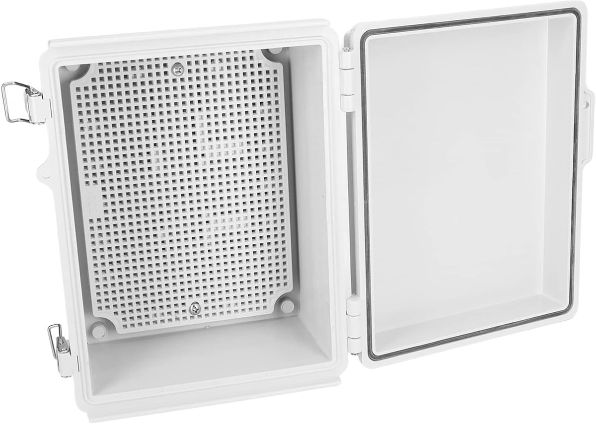 SnelShoppen - DIY Elektrische Behuizing 220x170x110mm ABS Aansluitdoos voor Binnen en Buiten, Waterdicht en Schokbestendig, Ideaal voor Elektrische To
