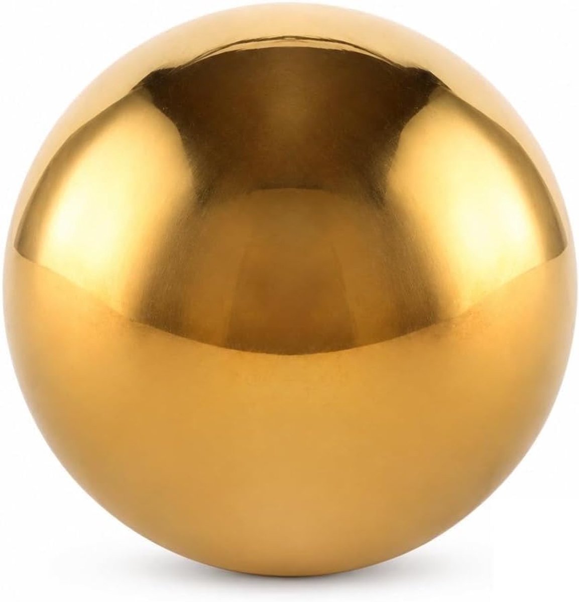 SnelShoppen - Tuin Reflector Tuin Reflectieve Bal Tuinballen Buiten Tuin Bol Spiegels Tuin Decor RVS Spiegel Bol Titanium Coating 30 cm
