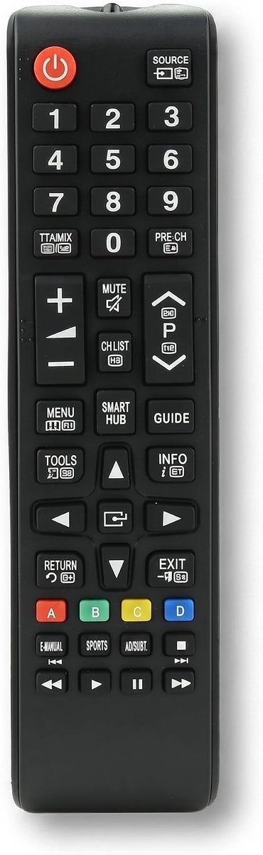 SnelShoppen - Topiky Nieuwe Afstandsbediening Vervanging voor BN59-01199G TV - Ergonomisch, Lichtgewicht, Handzaam, Geschikt voor Woonkamer en Enterta